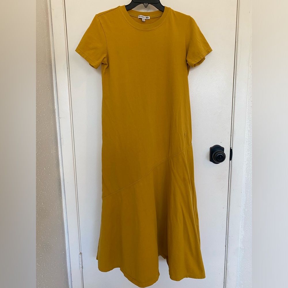 Uniqlo x JW Anderson yellow maxi dress
